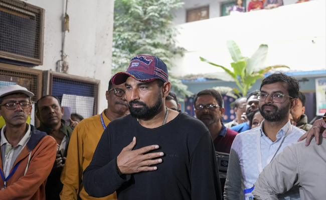 Indian pacer Mohammed Shami appears for SIR hearing in Kolkata